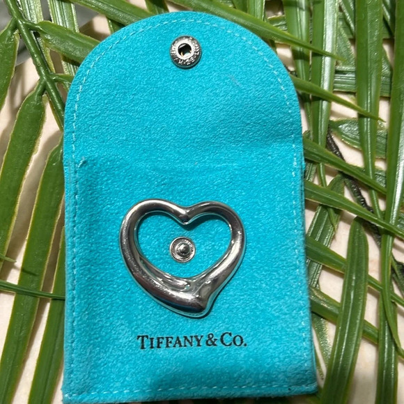 🩵 Tiffany & Co Elsa Peretti .925 Sterling silver solid large heart pendant - Picture 1 of 8